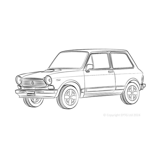 Schema boccole Powerflex Autobianchi A112 inc Abarth (1969-1986)