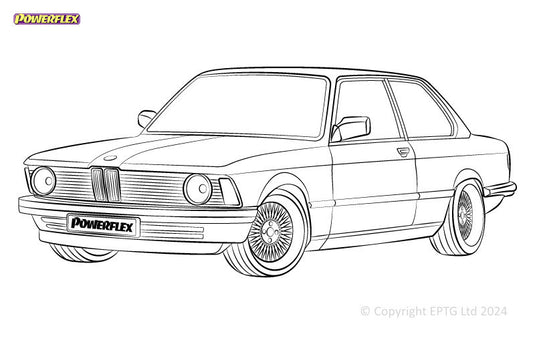 Schema boccole Powerflex BMW Serie 3 E21 (1978-1983)