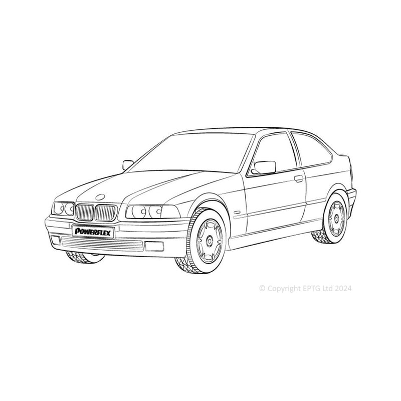 Carica immagine in Galleria Viewer, Silent block Powerflex BMW Serie 3 E36 Compact (1993-2000)
