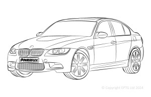 Silent block Powerflex BMW Serie 3 E9* M3 inc GTS & Cabrio