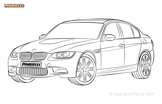 Silent block Powerflex BMW Serie 3 E9* M3 inc GTS & Cab