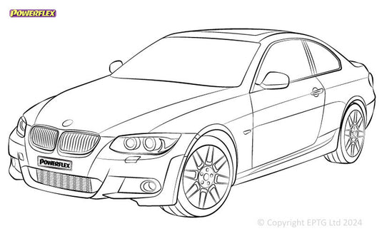 Silent block Powerflex BMW Serie 3 E9* xDrive