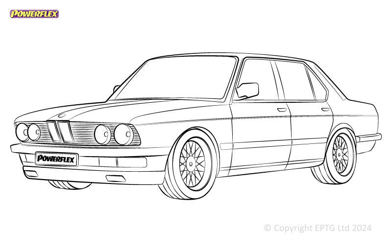 Carica immagine in Galleria Viewer, Schema boccole Powerflex BMW Serie 5 E28 (1982-1988)
