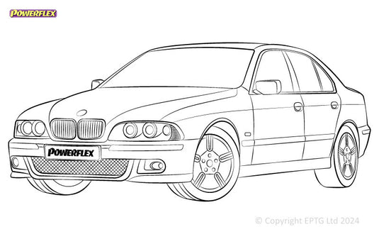 Silent block Powerflex BMW Serie 5 E39 535 to 540