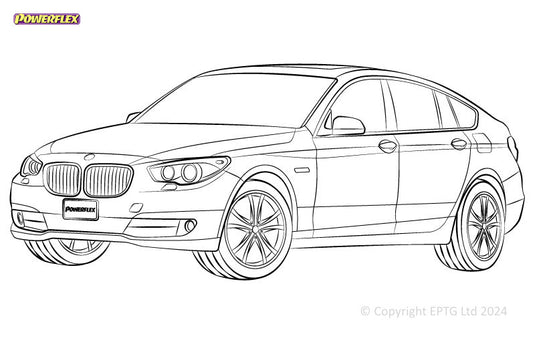 Schema boccole Powerflex BMW Serie 5 F07 GT (2009-2016)