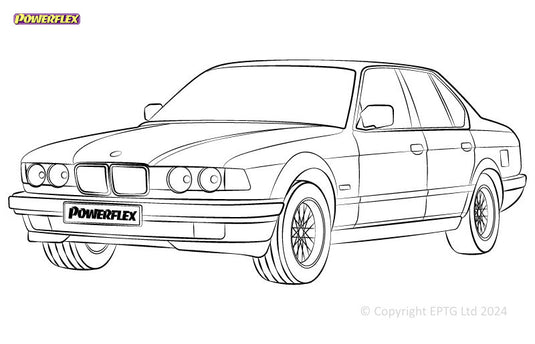 Silent block Powerflex BMW Serie 7 E32 (1988-1994)
