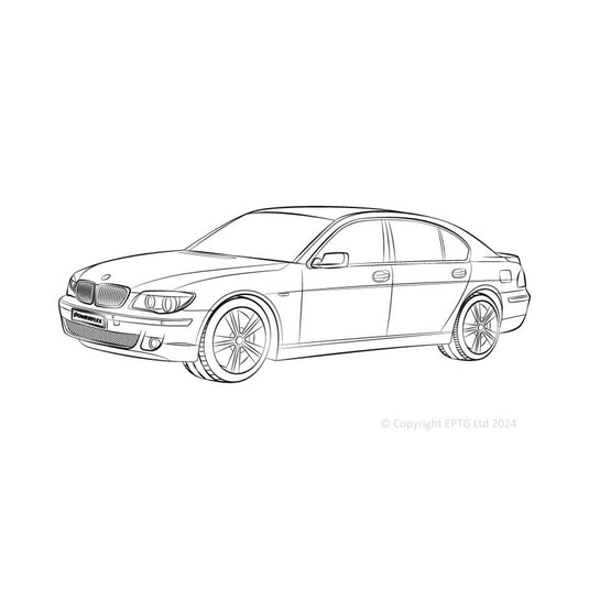 Schema boccole Powerflex BMW Serie 7 E65/E66/E67 (2001-2008)