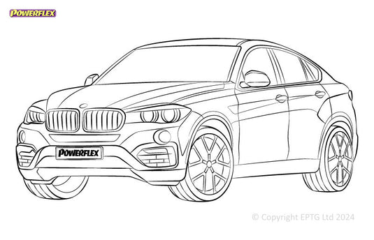 Silent block Powerflex BMW X6 F16 (2014-2019)