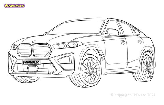 Silent block Powerflex BMW X6 M F96 (2020-)