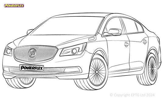Schema boccole Powerflex Buick LaCrosse MK2 (2010-2016)