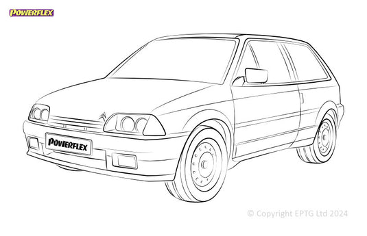 Silent block Powerflex Citroen AX Mk1 & 2 (1986-1998)