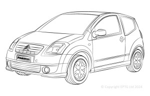 Silent block Powerflex Citroen C2 (2003-2009)