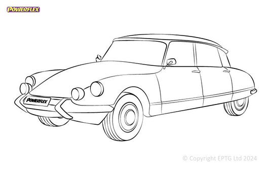 Schema boccole Powerflex Citroen ID (1959-1975)