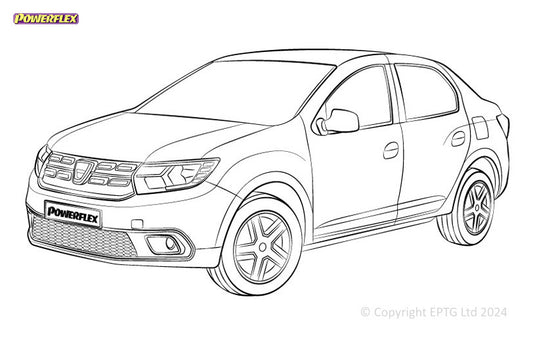 Silent block Powerflex Dacia Logan I & II (2004-)