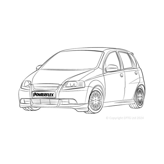 Silent block Powerflex Daewoo Kalos/Gentra (2002-2011)