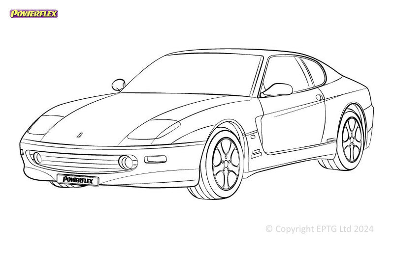 Carica immagine in Galleria Viewer, Silent block Powerflex Ferrari 456 (1992 - 2003)
