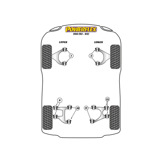 Silent block Powerflex Ferrari 456 (1992 - 2003)