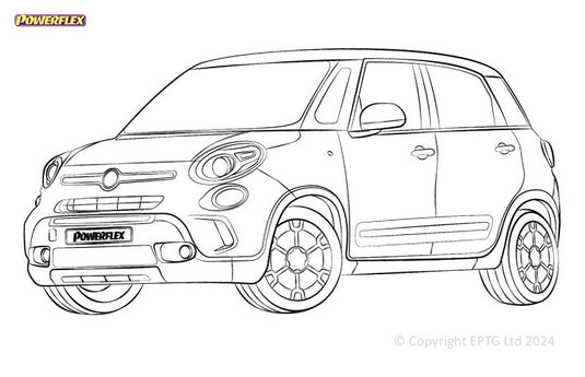 Silent block Powerflex Fiat 500L (2012 - )