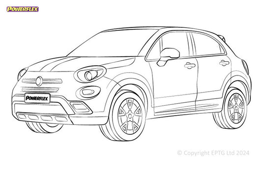 Silent block Powerflex Fiat 500X (2016-)