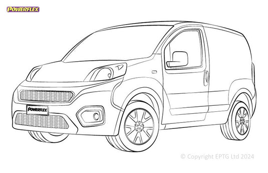 Silent block Powerflex Fiat Fiorino (2007-)