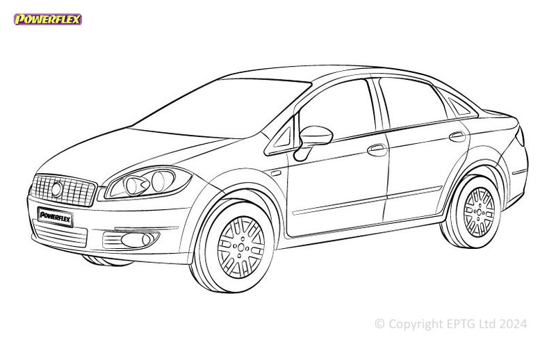 Carica immagine in Galleria Viewer, Silent block Powerflex Fiat Linea (2006-)
