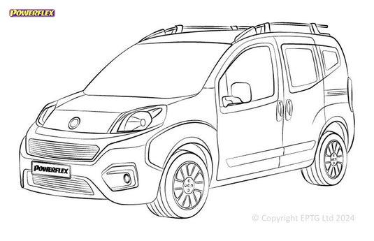 Silent block Powerflex Fiat Qubo (2008-)