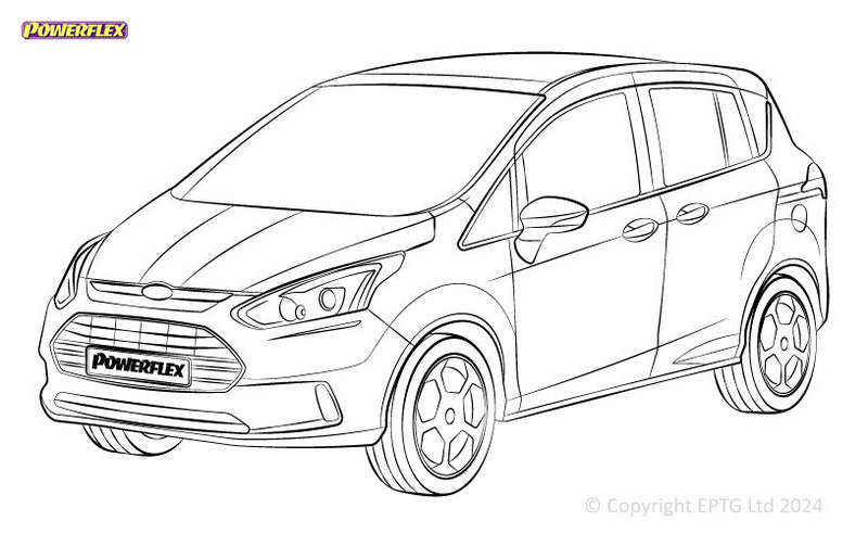 Carica immagine in Galleria Viewer, Silent block Powerflex Ford B-Max (2012-2017) - parte 1

