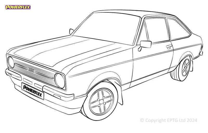 Carica immagine in Galleria Viewer, Silent block Powerflex Ford Escort Mk2 (1974-1981)
