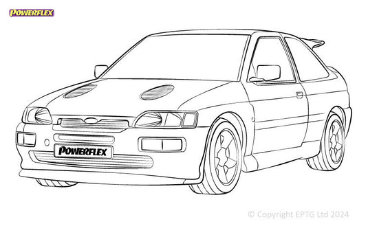 Silent block Powerflex Ford Escort RS Cosworth (1992-1996)