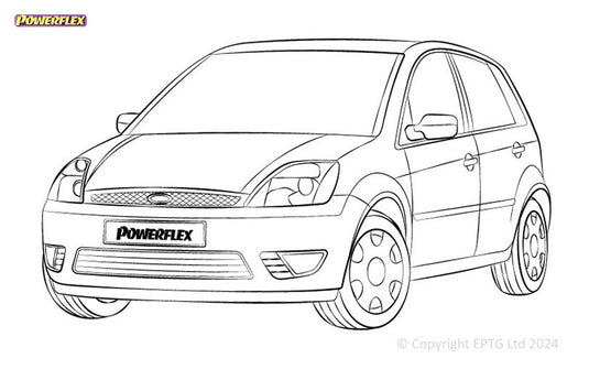 Silent block Powerflex Ford Fiesta Mk6 inc ST (2002-2008)