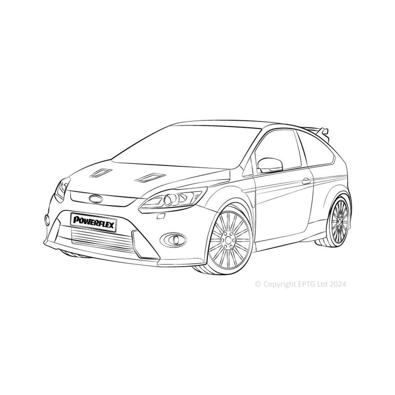 Carica immagine in Galleria Viewer, Silent block Powerflex Ford Focus MK2 RS (2005-2010)
