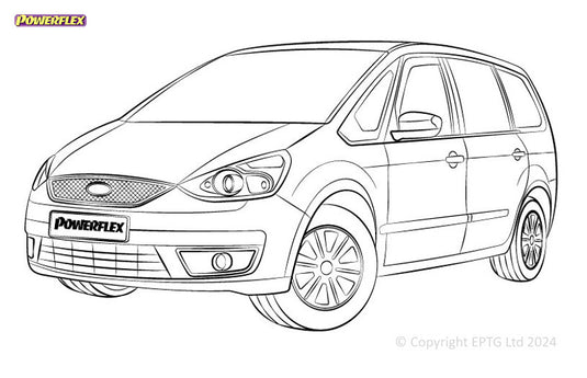 Schema boccole Powerflex Ford Galaxy MK3 (2006-2015)