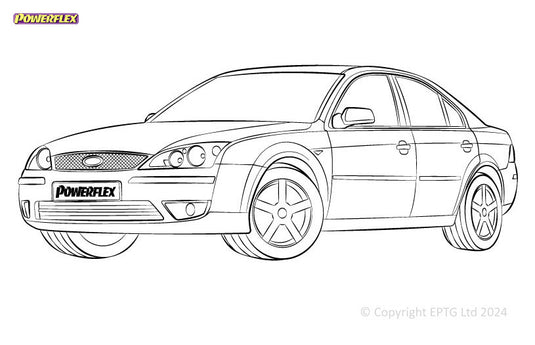 Schema boccole Powerflex Ford Mondeo MK3 (2000-2007)