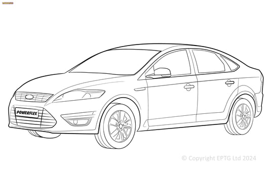 Schema boccole Powerflex Ford Mondeo MK4 (2007-2014)