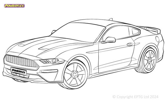 Silent block Powerflex Ford Mustang (2015-2023)