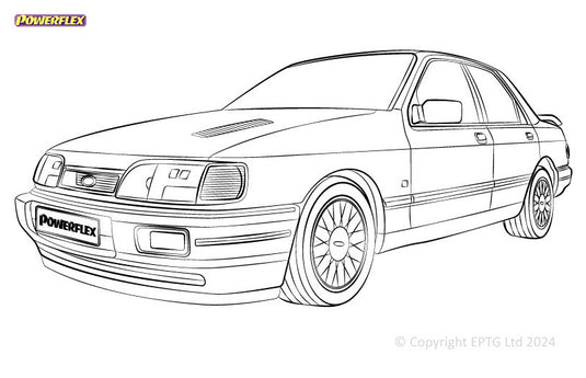 Silent block Powerflex Ford Sierra Cosworth 4WD (1990-1992)