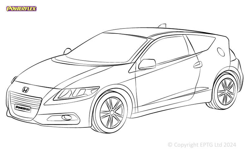 Carica immagine in Galleria Viewer, Schema boccole Powerflex Honda CR-Z (2010-2016) - parte 1
