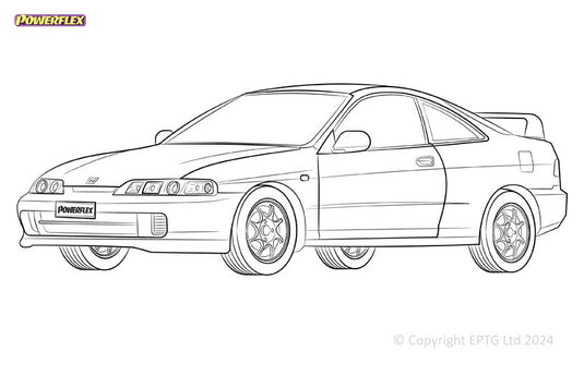 Silent block Powerflex Honda Integra Mk3 DB/DC2 inc. Type-R (1993-2001)