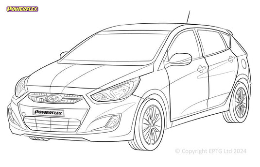 Silent block Powerflex Hyundai Accent HC (2017-)