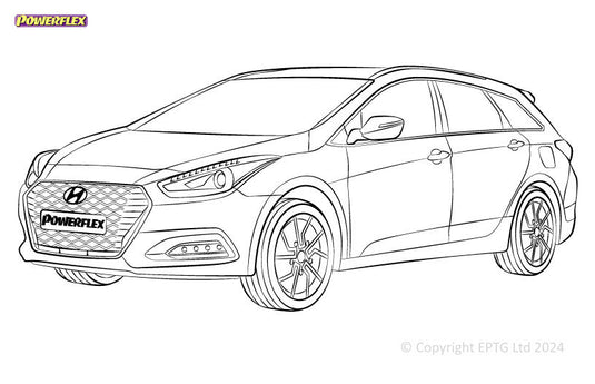 Schema boccole Powerflex Hyundai i40 (2011-2020)