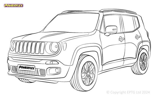 Silent block Powerflex Jeep Renegade (2014-)