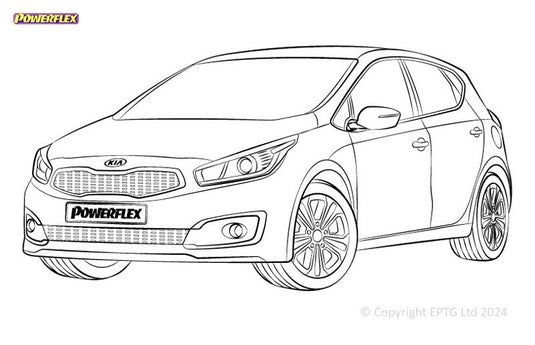 Silent block Powerflex Kia Cee'd/Proceed/XCeed CD inc GT (2018-)