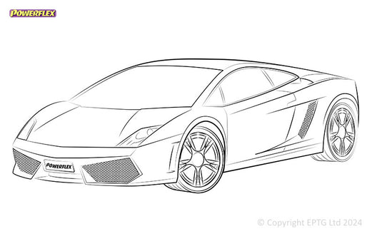Silent block Powerflex Lamborghini Gallardo LP560-4 (2008-2013)