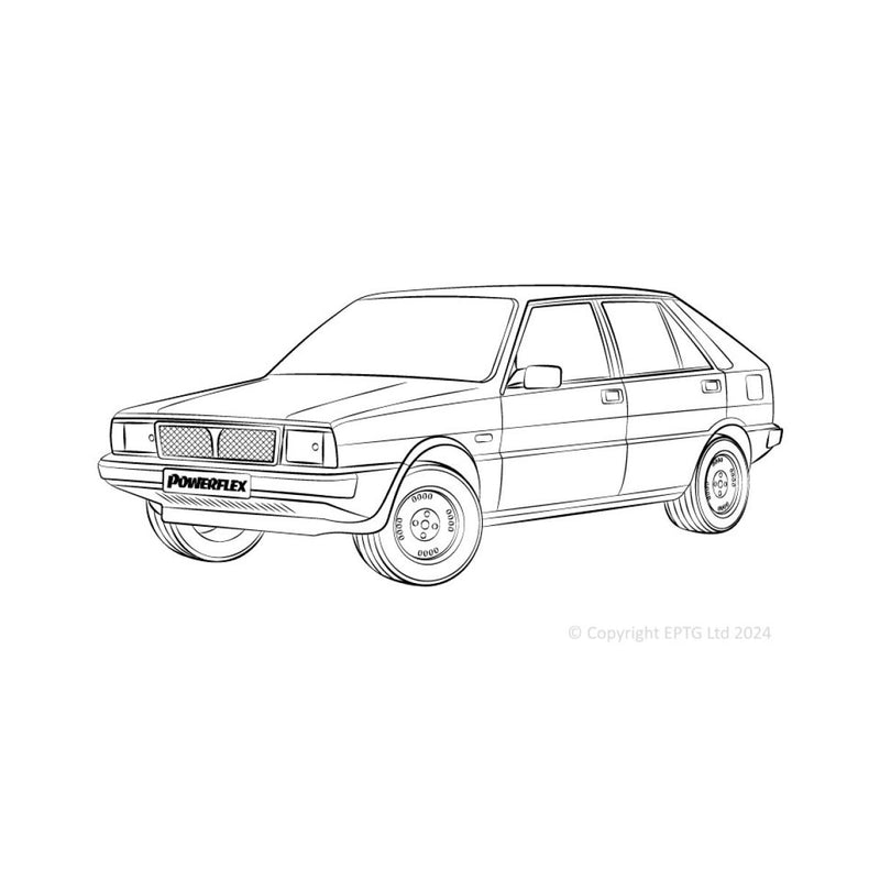 Carica immagine in Galleria Viewer, Silent block Powerflex Lancia Delta 1600 GT &amp; HF Turbo 2WD (1986-1992)
