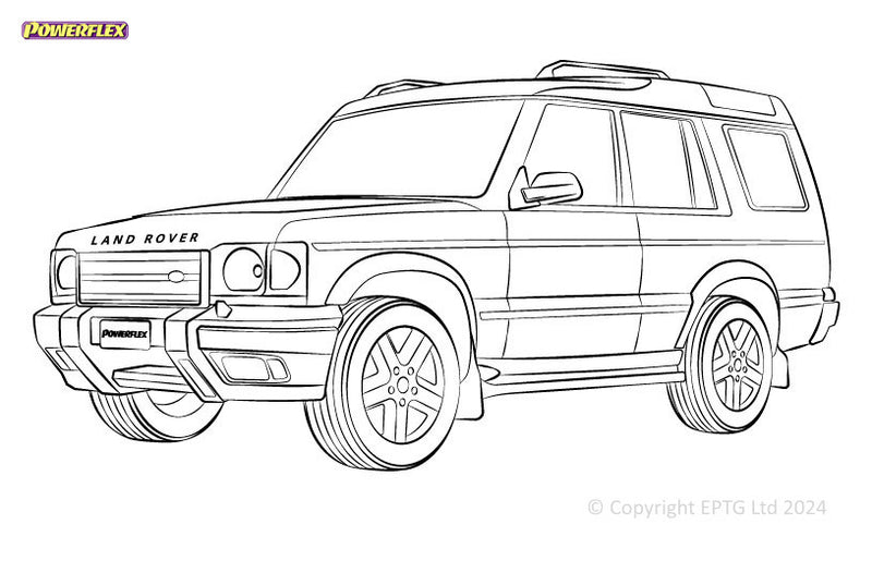 Carica immagine in Galleria Viewer, Silent block Powerflex Land Rover Discovery 2 (1999-2004)

