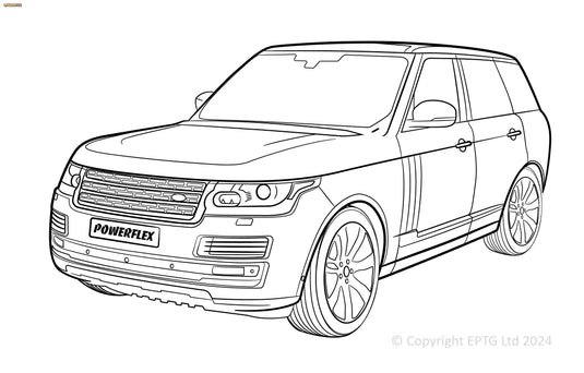 Schema boccole Powerflex Land Rover Range Rover L405 (2012-2021)