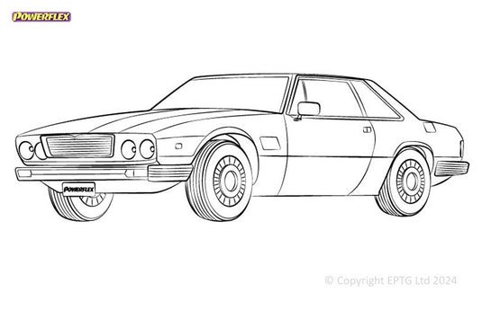 Schema boccole Powerflex Maserati Kyalami (1976-1983)