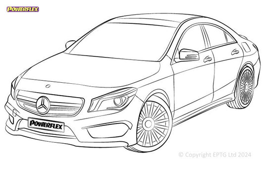 Silent block Powerflex Mercedes-Benz CLA W117 & W156 (2012-2016)