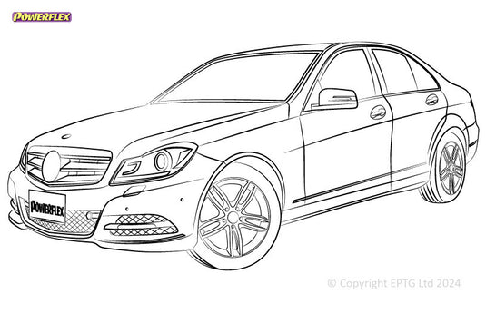 Silent block Powerflex Mercedes-Benz Classe C W204/C204 inc AMG (2008-2015)