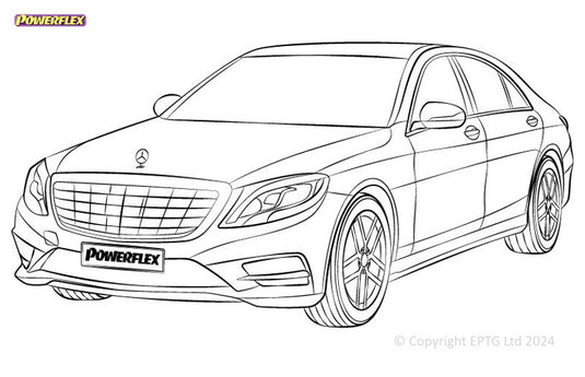 Silent block Powerflex Mercedes-Benz Classe S W222 / V222 / X222 / C217 / A217 (2013-)